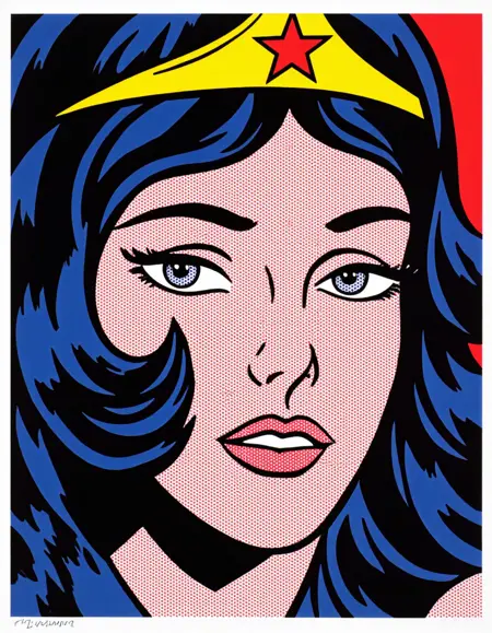 Pop Art - Roy Lichtenstein Style