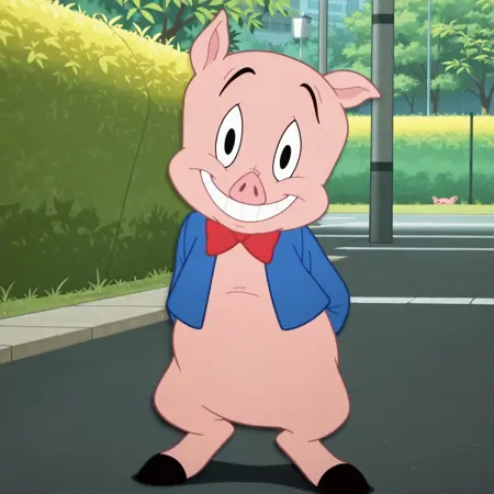 Porky Pig - Looney Tunes (Illustrious)