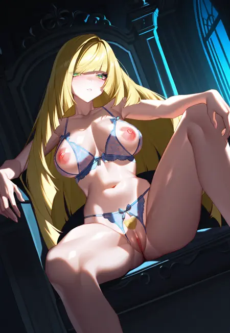 Cupless bra & Crotchless Panties