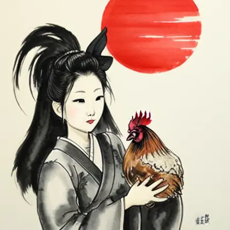 Ink wash Painting - Sumi-e Style LoRA