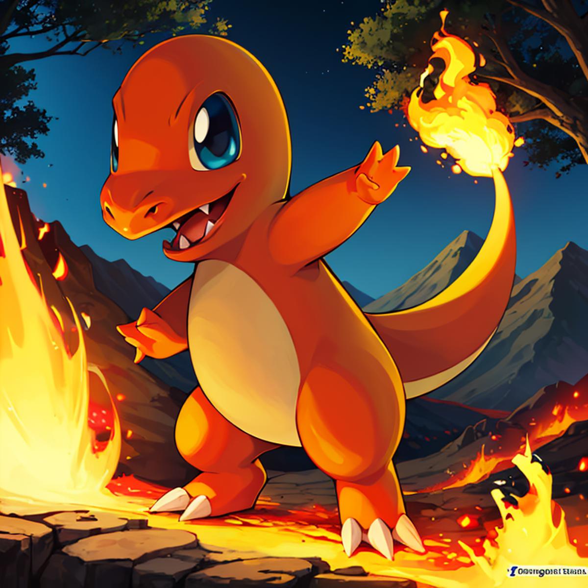 Charmander (Pokemon) (Pokedex #0004) - v1.0 | Stable Diffusion LoRA ...