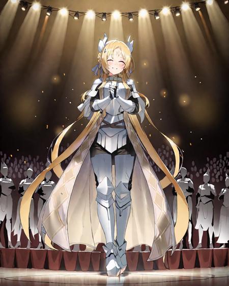 blonde hair,armor,facial mark