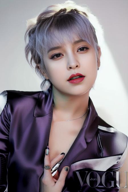 <lora:koreanDollLikeness_v10:0.7>
Vega: (a girl with short silver hair styled in a pixie cut, kpop idol, pretty, extremely beautiful, fashion model, 18-year-old)