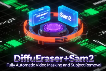 DiffuEraser+Sam2 Fully Automatic Video Masking and Subject Removal