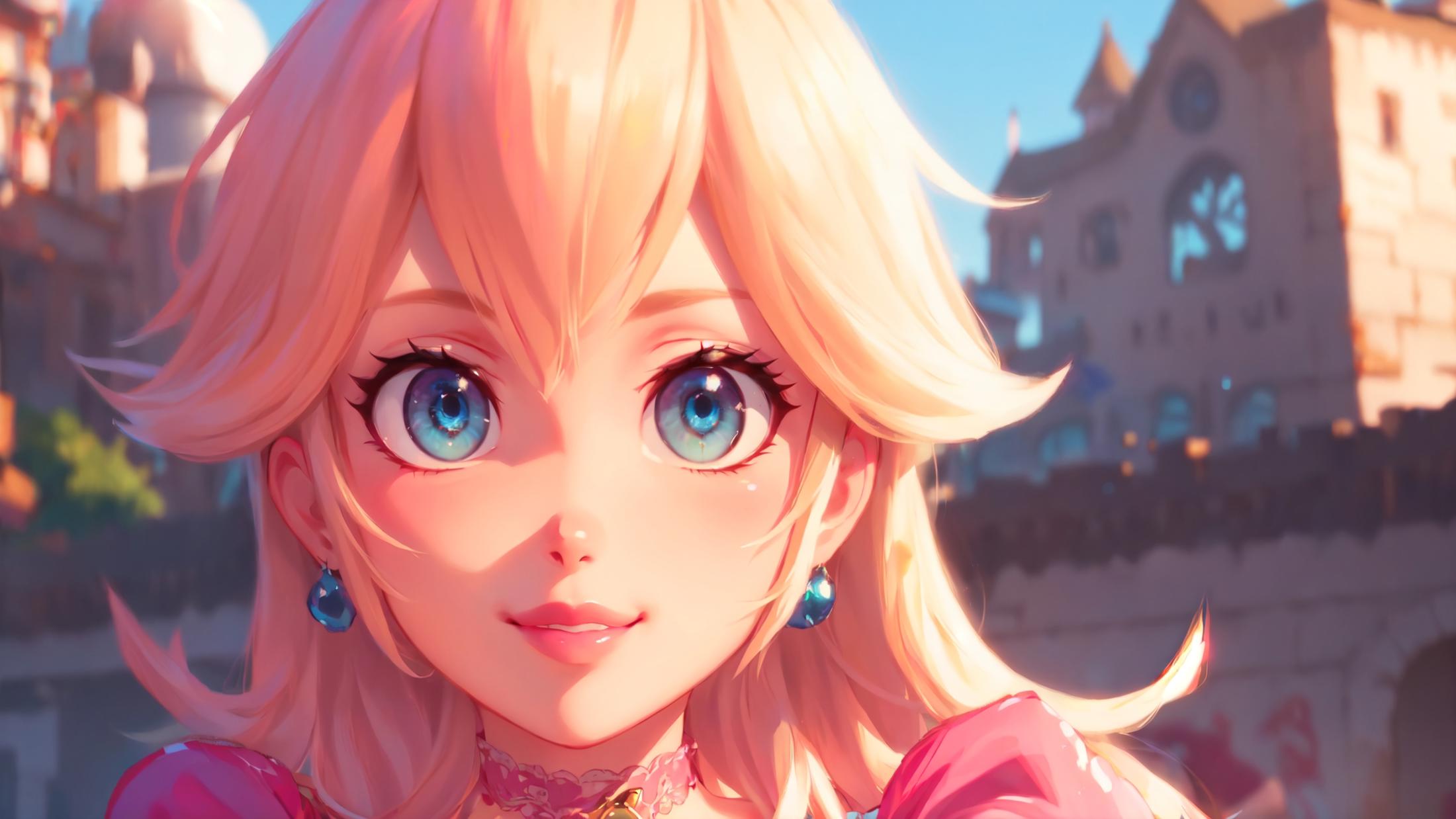 princess peach - The Super Mario Bros. Movie - movie like image by marusame