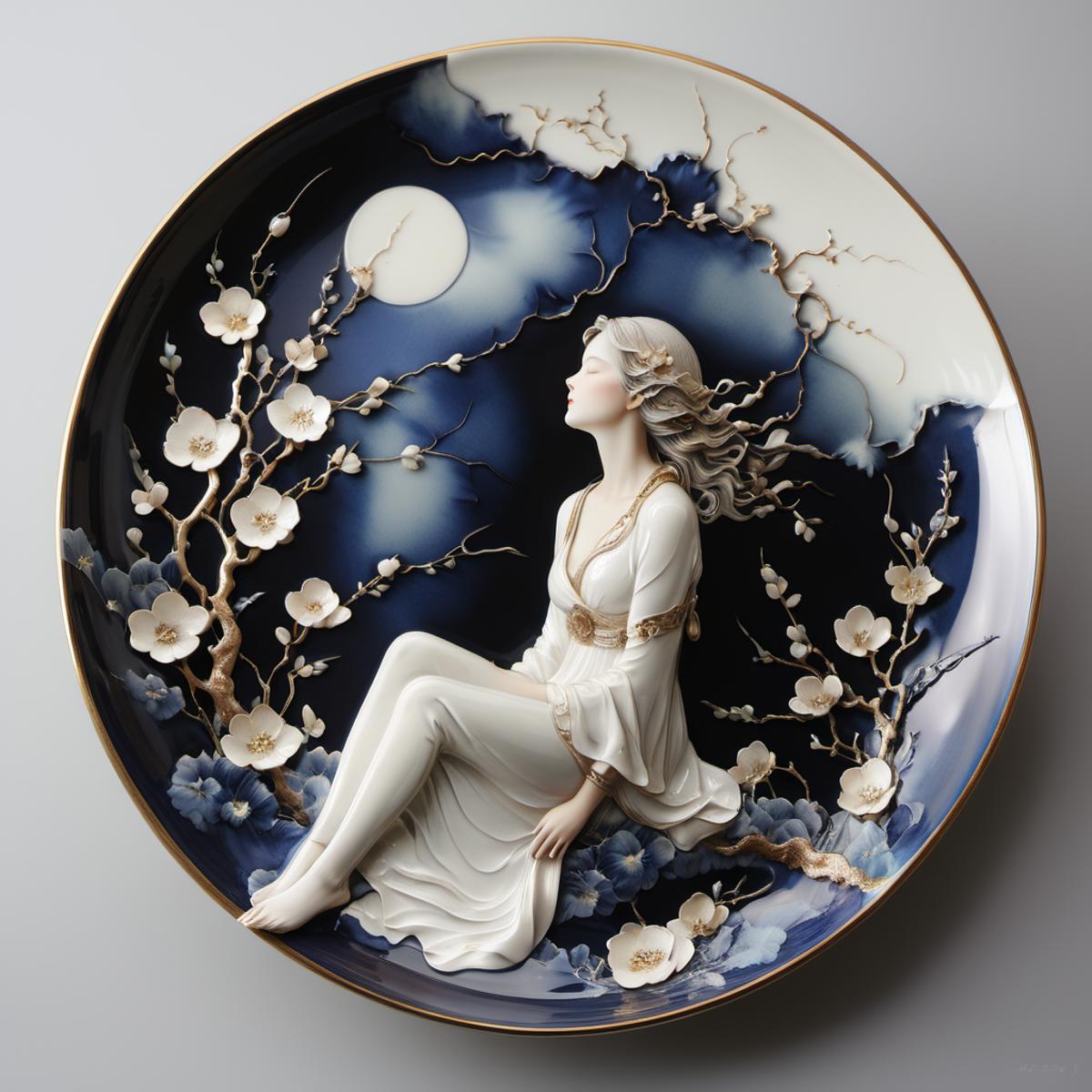 Custom porcelain pattern --ArienPorcelain--SDXL image by ArienTOP