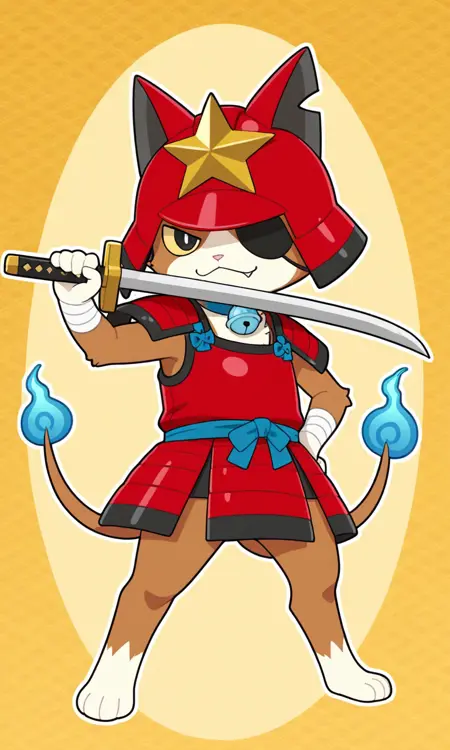 The last nyanmurai (yokai watch)