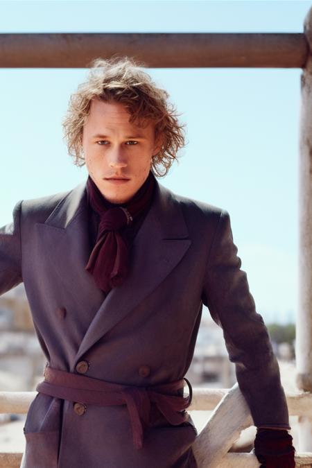 modelshoot style Heath Ledger