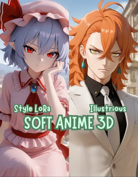 Soft Anime 3D Style | Mexes