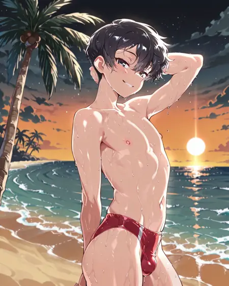 OC Damien (Muscular Femboy/Twink)