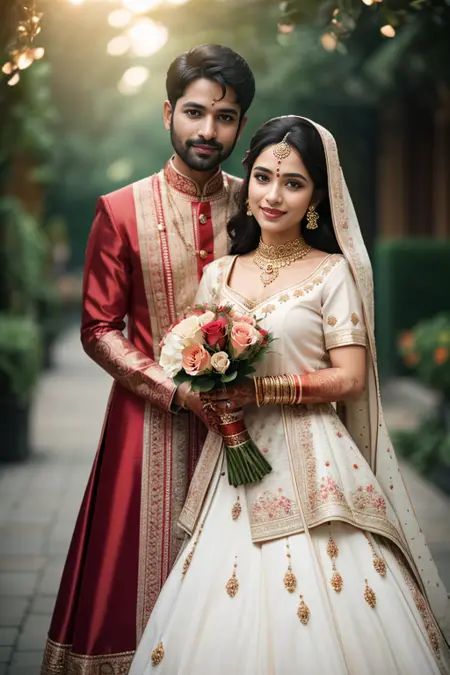 Romantic Wedding Couple Poses