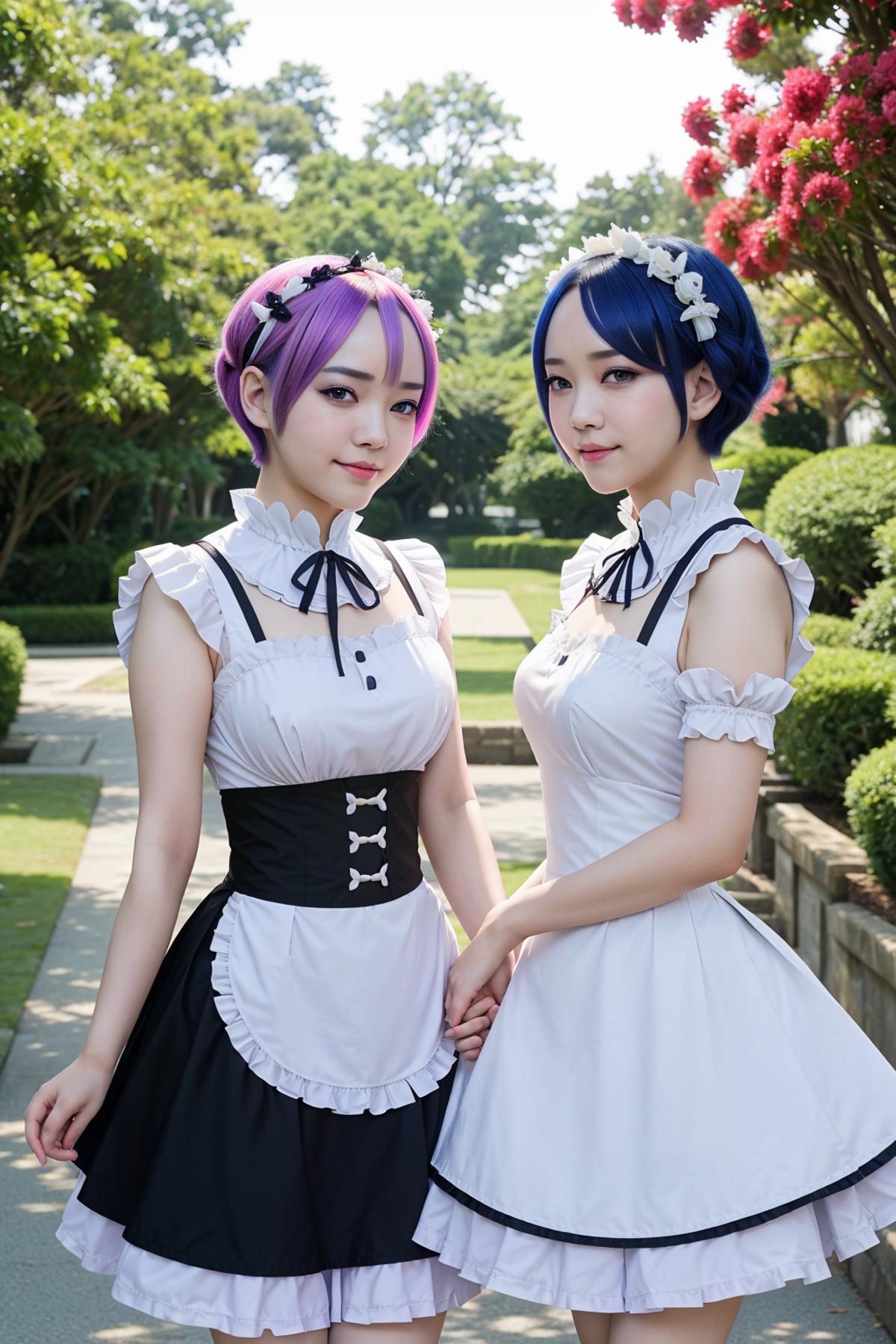 Rem & Ram & Emilia | Re:Zero Roswaal Mansion Pack image by lolomind