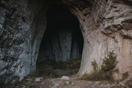 raw photo, a sunset landscape, oregon mountains, forested cliffs, cozy, photorealistic, cave, high detailed texture, 8k uhd, dslr, soft lighting, high quality, film grain, Fujifilm XT3, Sony A7 IV, highly detailed photography, (muted colors, cinematic, dim colors, soothing tones:1.2), vibrant, insanely detailed, hyperdetailed, (dark shot:1.2), (vsco:0.3), (intricate details:0.9), (hdr, hyperdetailed:1.2) (highest coherency: 1.39) (highest quality: 1.39) (rule-of-thirds) (award-winning) (masterclass) (highest resolution: 1.39)