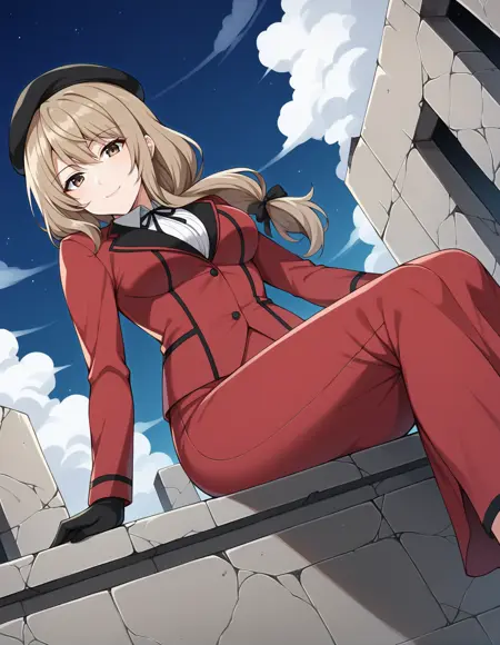 [Request] Chiyo Shimada (Girls und Panzer) / SDXL Pony Diffusion