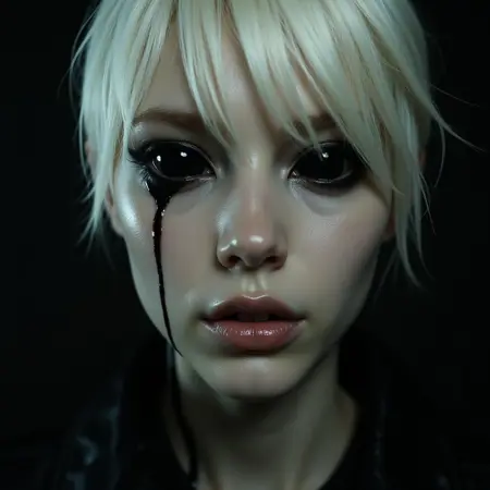 Alien de Olhos Pretos