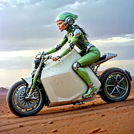Davinci Motor DC100 (Electric Motorcycle) [SDXL]