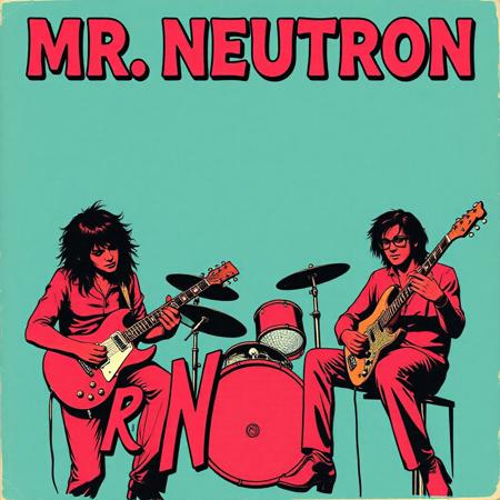 A cover of a Post-Punk album of a band called "Mr. Neutron"