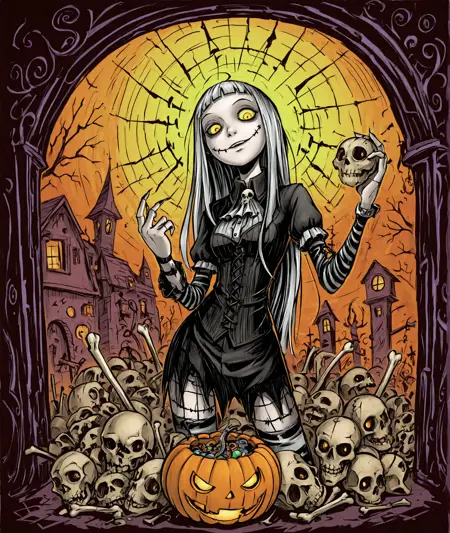 [Disney (Massimiliano Narciso Et Al)] Disney’s Tim Burton’s The Nightmare Before Christmas The Story of the Movie in Comics (2020) Comic Style Illustrious