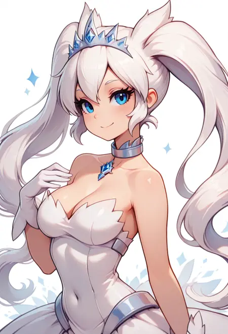 Ivory Princess: Reshiram Gijinka | アイボリー姫 (Citron OC) [Illustrious]