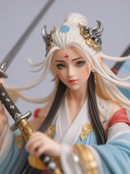 Chinese Fondant Figure style-国风翻糖人偶风格