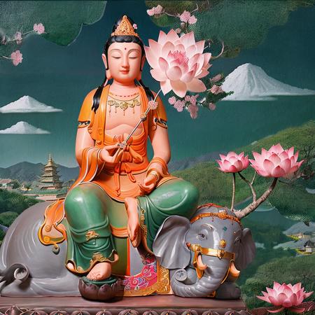 普賢菩薩 普賢菩薩v1.0 Stable Diffusion LoRA Civitai