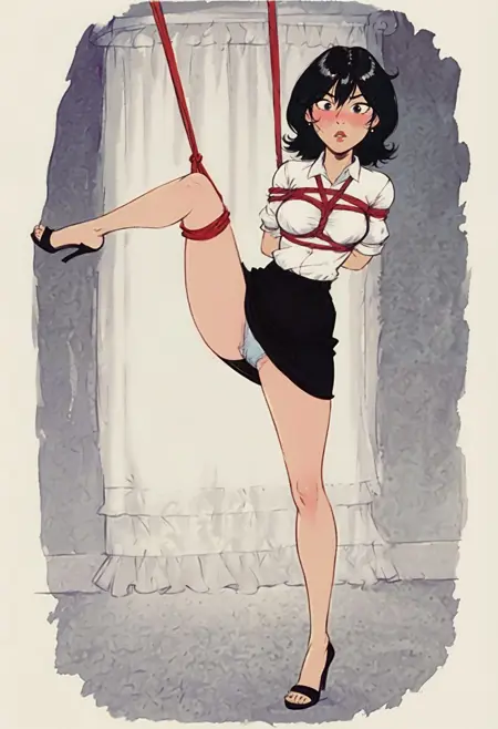 Joschek's Rope Bondage: One Leg Up! for Pony XL