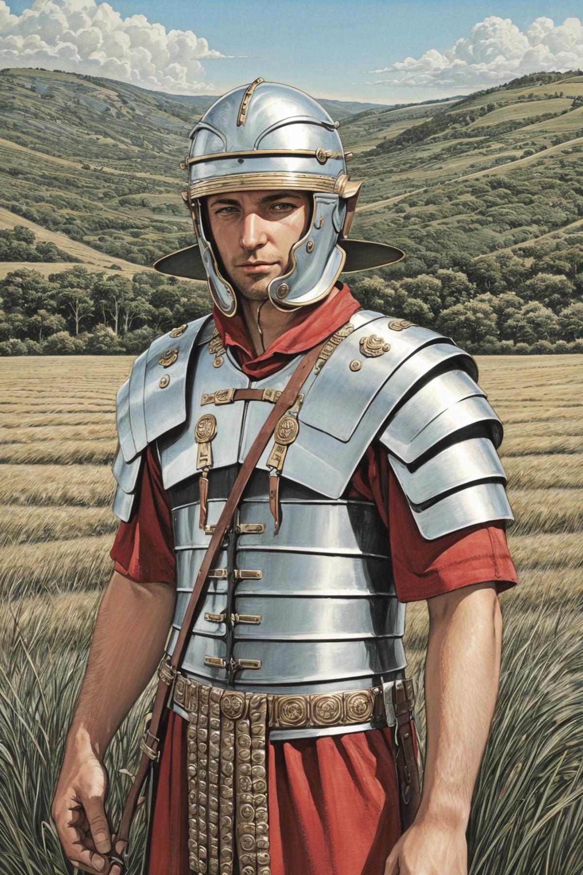 Roman Legionary - Lorica Segmentata Armor image by MelmothTheWanderer