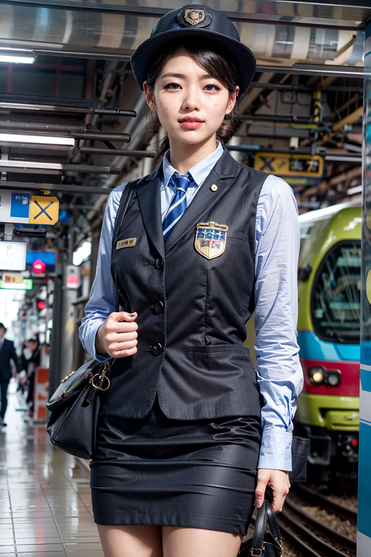 Japan Train Conductor Uniform image by feetie