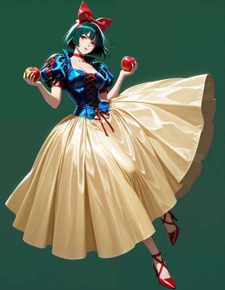 Vintage Snow White Dress illust