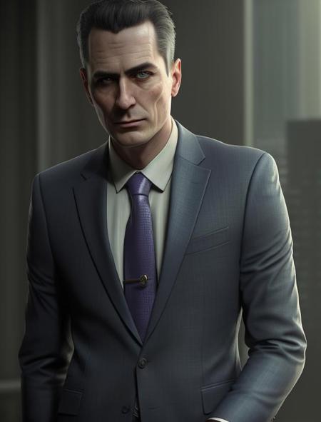 a photo of gman from half life 2 in the style of