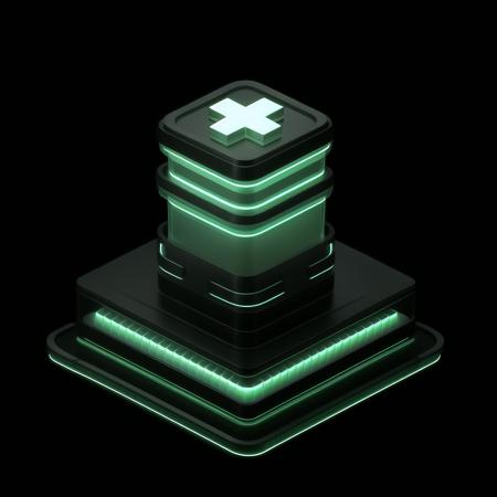 Dark3Dicon_LoRA v1.0