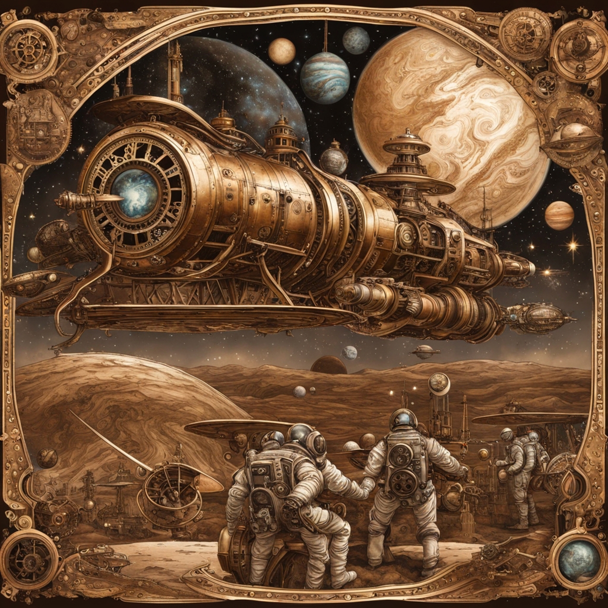 SteampunkAI [10MB] LoRA extraction image by omniinfer815