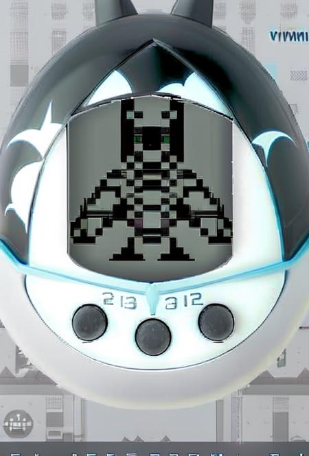 simple background, white background,bat man, no humans, handheld game console,<lora:egg_bit2:0.85>, cycberegg