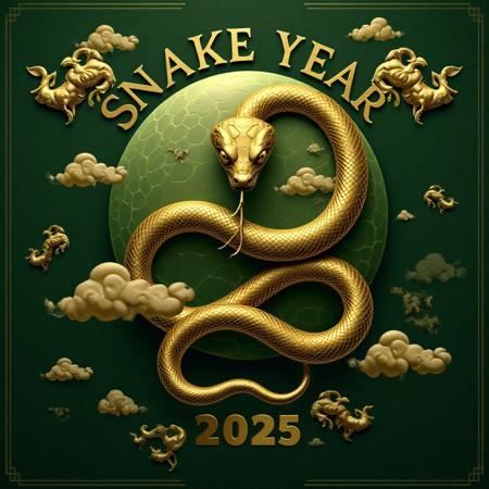 Year Of The Snake (Flux LoRA) v1.0