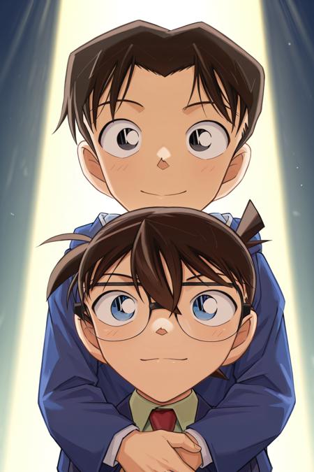 Conan Edogawa & Mitsuhiko Tsuburaya - Detective Conan - (Illustrious) [Commission] V1