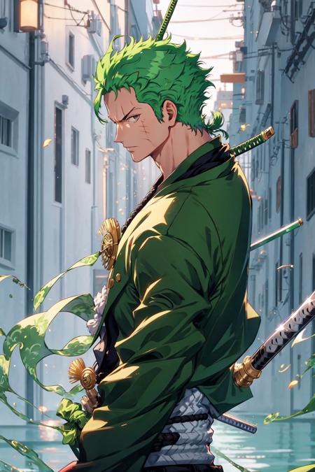 Roronoa Zoro ロロノア・ゾロ / One Piece - v1.0, Stable Diffusion LoRA