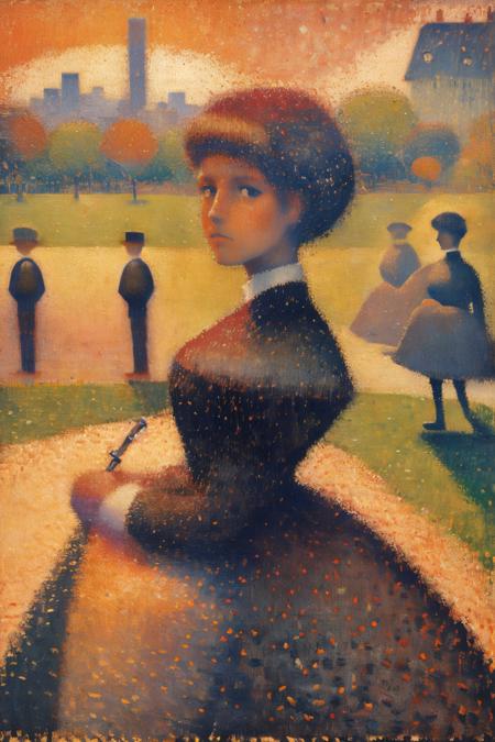 style of Georges Seurat