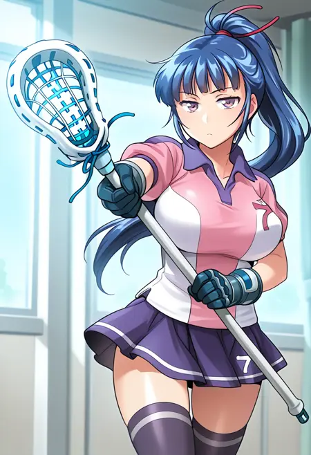 Aoyama Kumiko - 青山 久美子 - Jyoshi Luck! - Girls Lacrosse Club - Joshi Luck! - じょしラク! (by Distance)