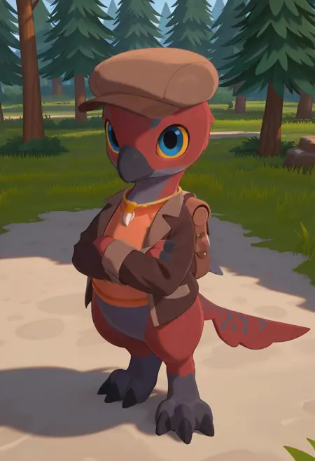 Shockwelle redfeather (Amber isle)