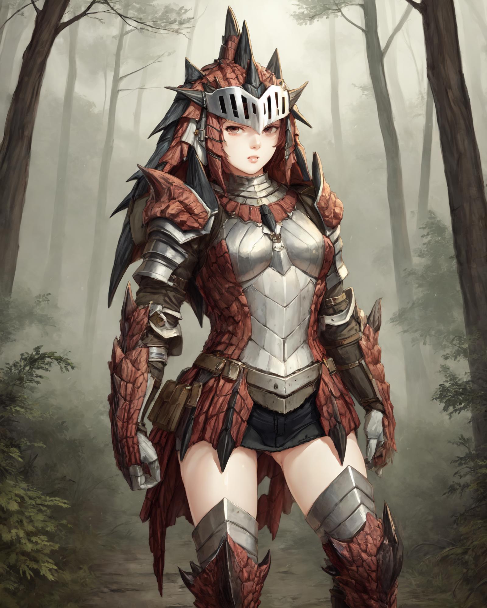 Rathalos Armor (MH3 Blademaster) image by Valstrix