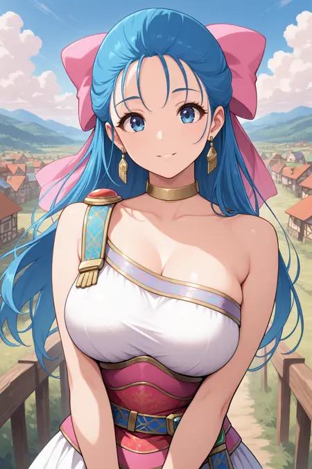 Nera Briscoletti/Flora/フローラ (Dragon Quest V: Hand of the Heavenly Bride) SDXL LoRA [Illustrious]