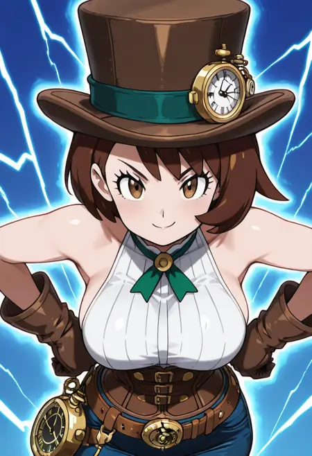 Gloria: Clockwork Cutie (Pokemon) (Citron OC) [Illustrious & Pony]