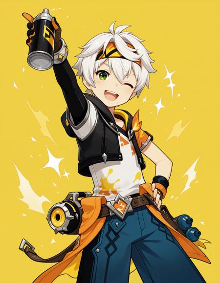 Bennett New Outfit - Adventures in Blazing Hue_班尼特新皮肤-赤绘奇旅 v1.0