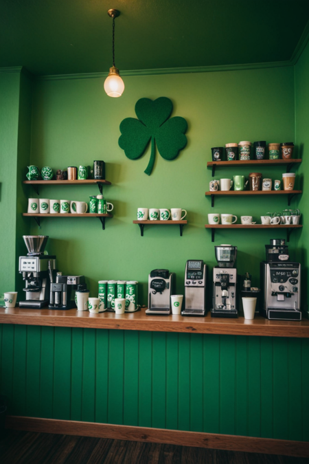ShamrockWorld, coffee bar, cute, cinematic photography  <lora:ShamrockWorld_IXL:1>
