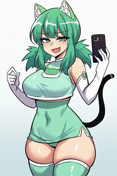 Android-chan (Merryweather) SDXL LoRA [Pony Diffusion]