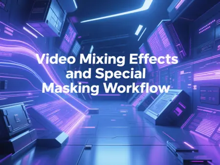 Video Mixing Effects and Special Masking Workflow