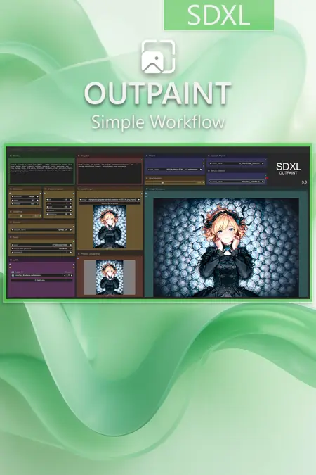 【SDXL】OUTPAINT