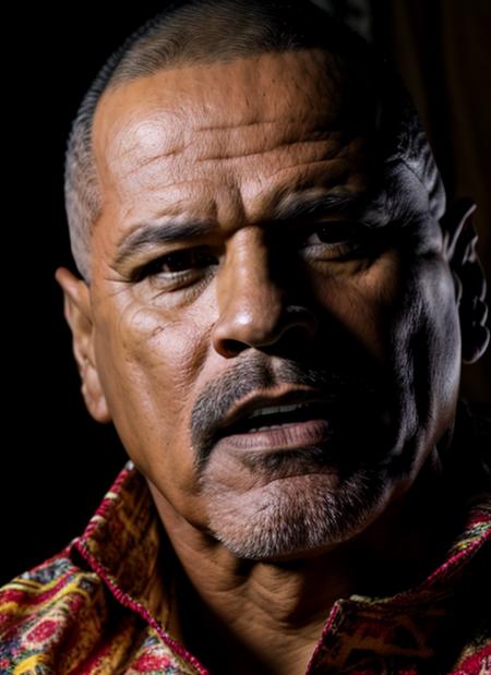<lora:tuco:1>, close up portrait Tuco Salamanka as cartel killer (breaking  bad),  (masterpiece, award winning, best quality:1.3), (colorful:1.3),looking at viewer,man,((solo)),floating in colorful, perfect lighting, perfect shading, (realistic:1.2), (mature adult:1.27), (dynamic pose), detailed, intricate, beautiful, gorgeous stunning, cinematic, epic, (Photorealistic:1.5), ultrasharp, 8k, hdri