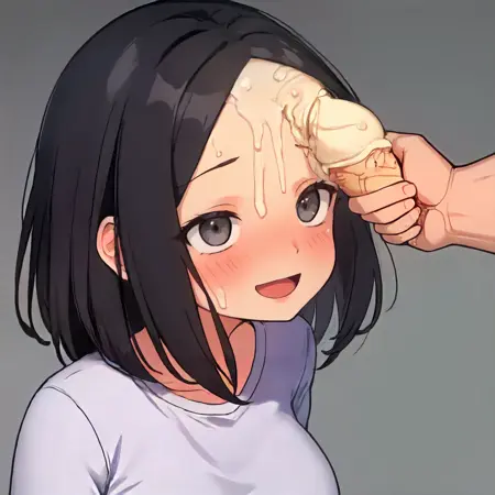 Cum on forehead / foreheadjob