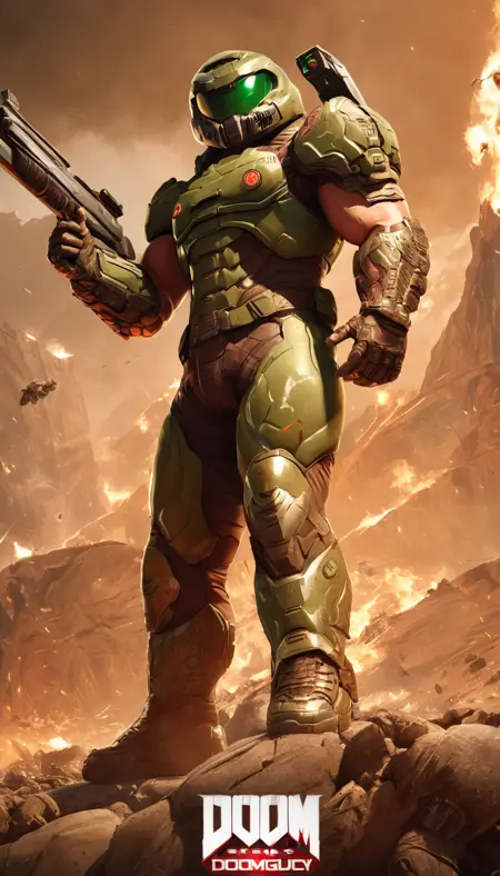 Doomguy (Doom Marine/Slayer) [Doom] LoRA XL